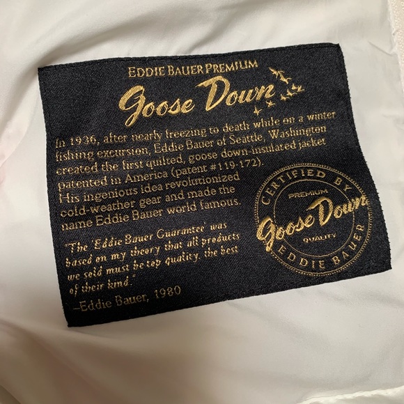 EDDIE BAUER QULTED GOOSE DOWN PUFFER VEST - Picture 8 of 8